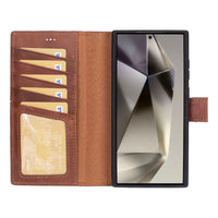 Magic Samsung Galaxy S23 Ultra Deri Cüzdanlı Kılıf