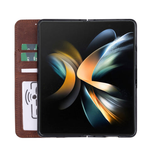 Wallet ID Samsung Galaxy Z Fold5 Deri Folio Kılıf