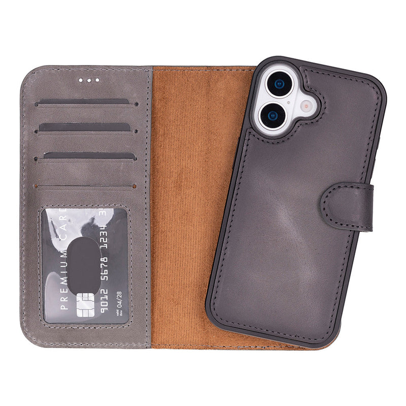 Duo Deri Cüzdan Kılıf — iPhone 17