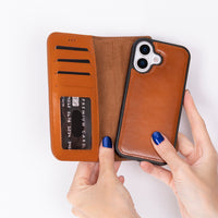 Duo Deri Cüzdan Kılıf — iPhone 17