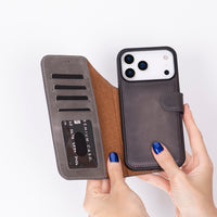 Duo Deri Cüzdan Kılıf — iPhone 17 Pro Max