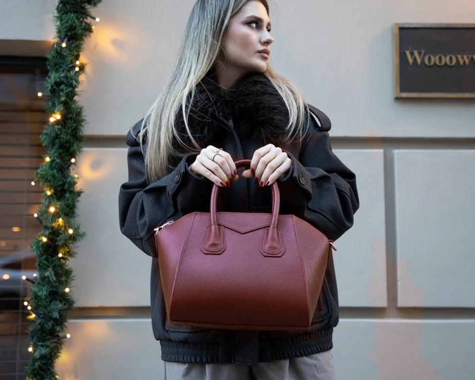 Tomris Deri Kadın Çantası Kol/Omuz