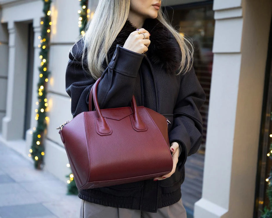 Tomris Deri Kadın Çantası Kol/Omuz