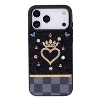 Vissel Kalp Kristal iPhone 17 Pro Max Kılıfı