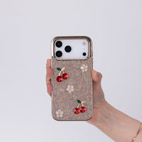 Freya Kristal Kiraz iPhone 17 Pro Max Telefon Kılıfı