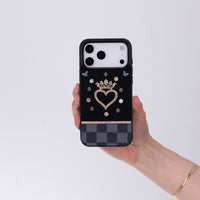 Vissel Kalp Kristal iPhone 17 Pro Max Kılıfı