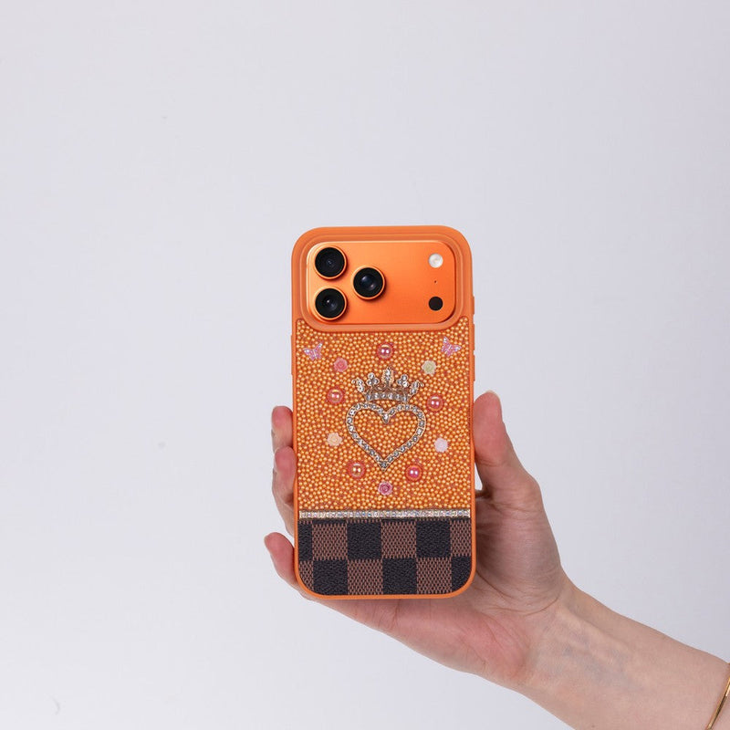 Vissel Kalp Kristal iPhone 17 Pro Max Kılıfı