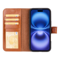 Duo Deri Cüzdan Kılıf — iPhone 16