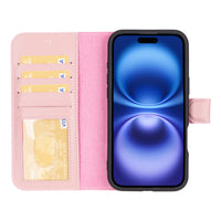 Duo Deri Cüzdan Kılıf — iPhone 16 Plus