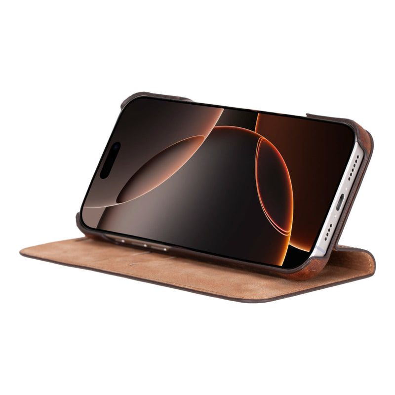 Sonat Deri Folio Kılıf — iPhone 16 Pro Max