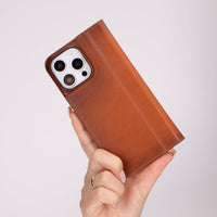 Sonat Deri Folio Kılıf — iPhone 16 Pro Max