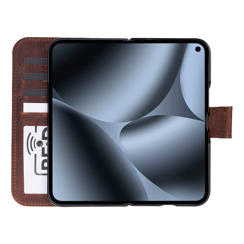 Wallet ID Google Pixel 10 Pro Fold Deri Cüzdanlı Kılıf