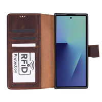 Wallet ID Samsung Galaxy Z Fold 7 Deri Folio Kılıf