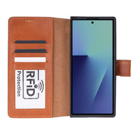 Wallet ID Samsung Galaxy Z Fold 7 Deri Folio Kılıf