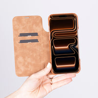 Sonat Deri Folio Kılıf — iPhone 17 Pro