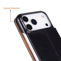 Sonat Deri Folio Kılıf — iPhone 17 Pro Max
