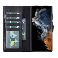 Magic Samsung Galaxy S23 Ultra Deri Cüzdanlı Kılıf
