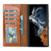 Magic Samsung Galaxy S23 Ultra Deri Cüzdanlı Kılıf