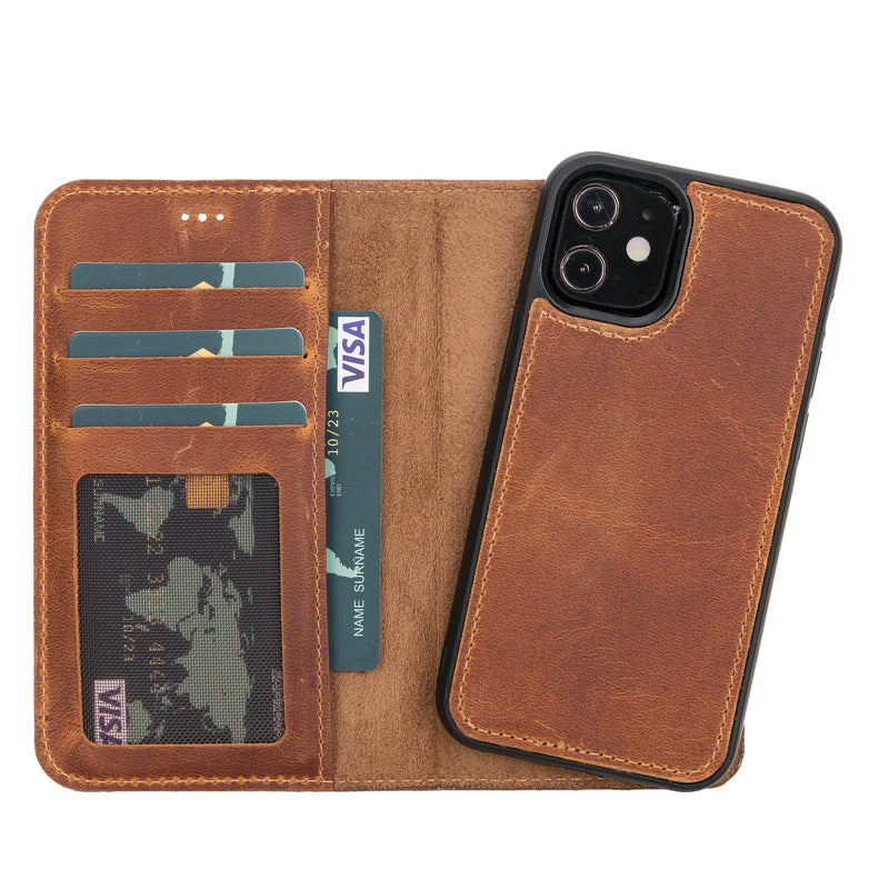 Liluri Deri Cüzdan Kılıf — iPhone 12 Mini