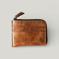 Zipper Kartlık - Maon Leather hakiki deri fermuarlı kartlık