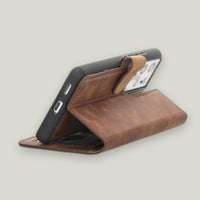 Magic Samsung Galaxy S21 Ultra Deri Cüzdanlı Kılıf
