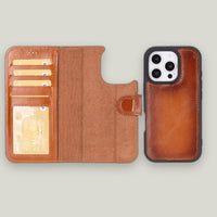 Duo Deri Cüzdan Kılıf — iPhone 16 Pro
