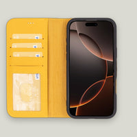 Duo Deri Cüzdan Kılıf — iPhone 16 Pro