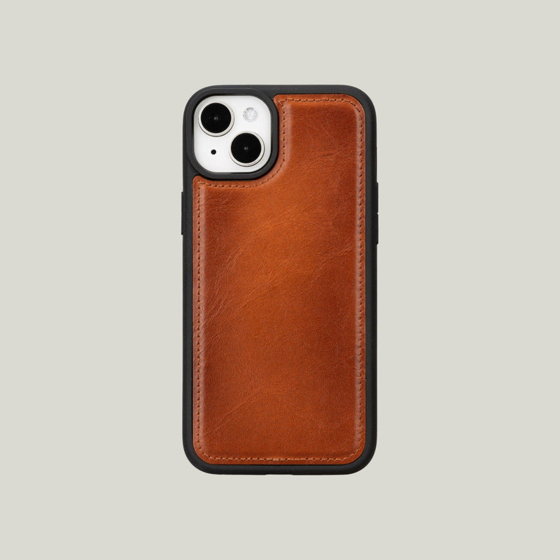 Kartlıklı Deri Kılıf — iPhone 15 Plus