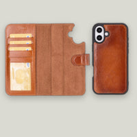 Duo Deri Cüzdan Kılıf — iPhone 16