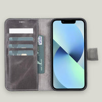 Duo Deri Cüzdan Kılıf — iPhone 13 Pro