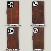 Duo Deri Cüzdan Kılıf — iPhone 15