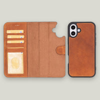 Duo Deri Cüzdan Kılıf — iPhone 16
