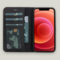Liluri Deri Cüzdan Kılıf — iPhone 12 Mini