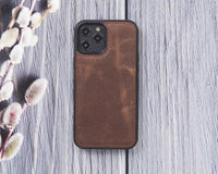 Kartlıklı Deri Kılıf — iPhone 12 Pro Max