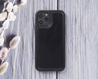 Kartlıklı Deri Kılıf — iPhone 12 Pro