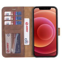 Magic Duo Deri Cüzdan Kılıf — iPhone 12 Pro Max
