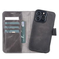 Duo Deri Cüzdan Kılıf — iPhone 13 Pro