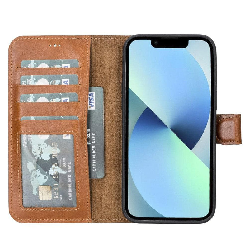 Duo Vista Deri Cüzdan Kılıf — iPhone 14 Pro Max