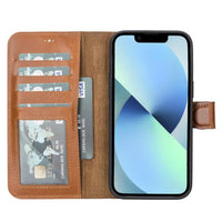 Duo Deri Cüzdan Kılıf — iPhone 14 Pro