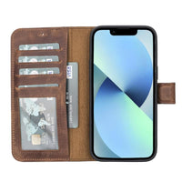 Duo Deri Cüzdan Kılıf — iPhone 14 Pro