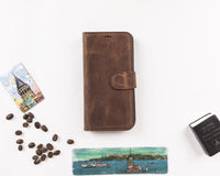 Magic Google Pixel 5 Deri Cüzdanlı Kılıf