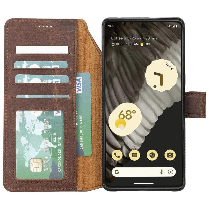 Magic Google Pixel 7 Deri Cüzdanlı Kılıf