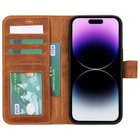 Duo Deri Cüzdan Kılıf — iPhone 15