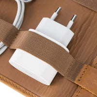 Leather Deri Kablo Organizeri