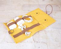 Leather Deri Kablo Organizeri