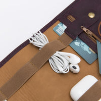 Leather Deri Kablo Organizeri
