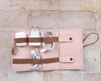 Leather Deri Kablo Organizeri