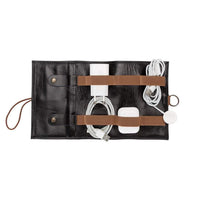 Leather Deri Kablo Organizeri
