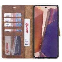 Magic Samsung Galaxy Note 20 Ultra Deri Ayrılabilir Cüzdanlı Kılıf