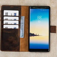 Magic Samsung Galaxy Note 8 Deri Cüzdanlı Kılıf